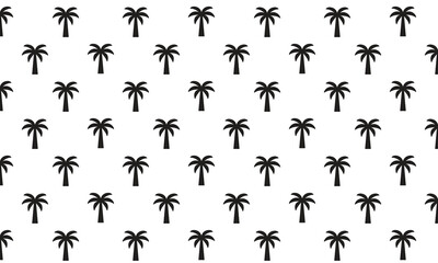 Vector Palm Tree Pattern Background