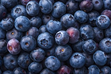 Fototapeta premium Seamless Blueberry Texture – Ultra HD Close-Up for Healthy Food Packaging & Branding (8K)