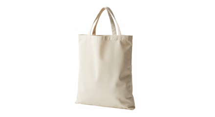 Simple canvas tote bag on black