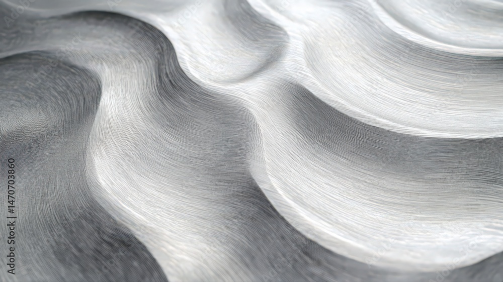 Poster abstract grayscale wave pattern with textured surface