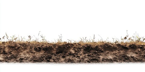 Earthy Landscape Border