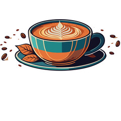 cup of coffee with heart