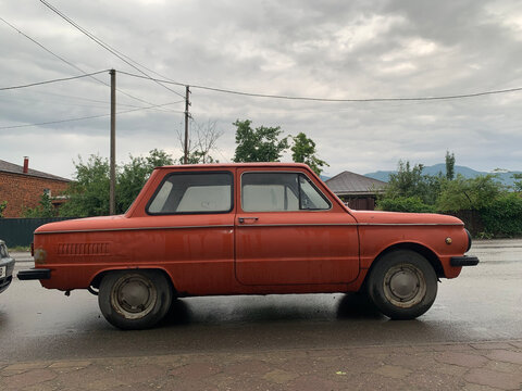 Ukrainian Micro Car, the Zapo Racha, Georgia 2023