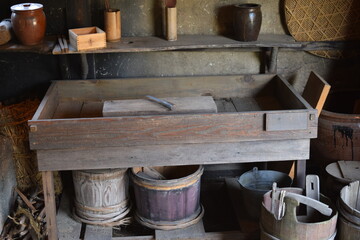 かまど 昔の台所