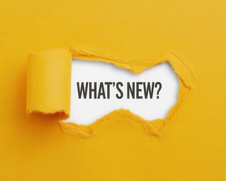 Revealing What's New: Torn Yellow Paper with Hidden Message