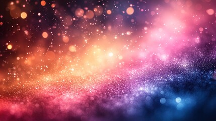 Obraz premium Sparkling Galaxy: A Celestial Abstract Background