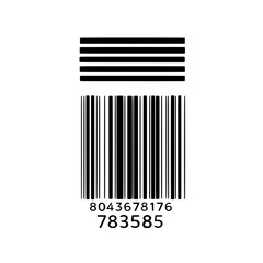 Clean Barcode Mockup for Product Labeling