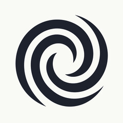 Naklejka premium abstract swirl design in blue and white