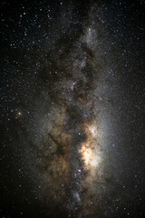 center of the milky way galaxy seen from the southern hemisphere, Argentina