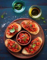 Pan con Tomate – geröstetes Brot mit Tomate und Olivenöl