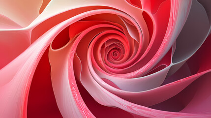 Abstract spiral rose design. petal spiral. illustration. [Vortex Temples] | Swirl Ascent | rising spiral. Illustration