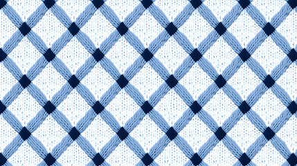 Professional Seamless Knitting Geometrical Pattern with Symmetric Design for Projects