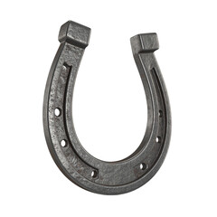 Elegantly Rendered Horseshoe Symbolizing Fortune, Crafted with Precision and Grace