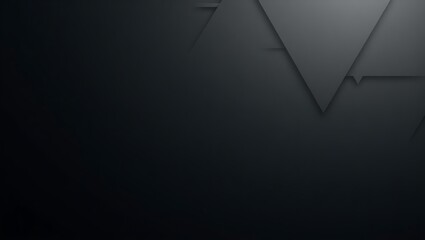 Sleek charcoal and gray gradient triangle pattern with a subtle industrial aesthetic for professional branding.