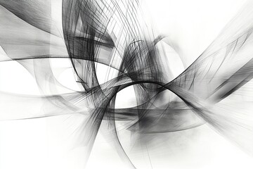 Abstract design with flowing lines