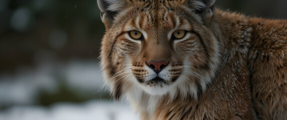 Obraz premium Lynx Close-Up