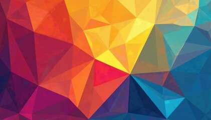 Abstract geometric shapes in vibrant colors form a repeating pattern Perfect for backgrounds, website design, and more , artwork, geometric shapes