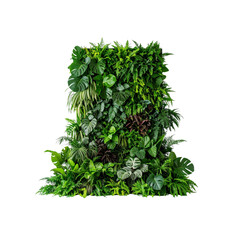 Buy artificial green wall panels for indoor and outdoor vertical garden decor on transparent background