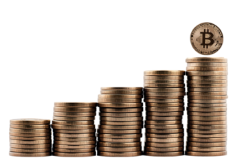 Realistic Bitcoin Money Coin – Transparent PNG Format