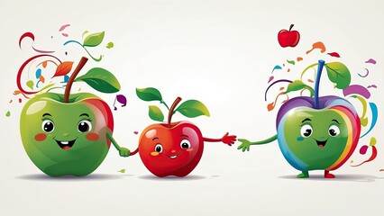 Playful Blue Furry Monster in 3D Illustration