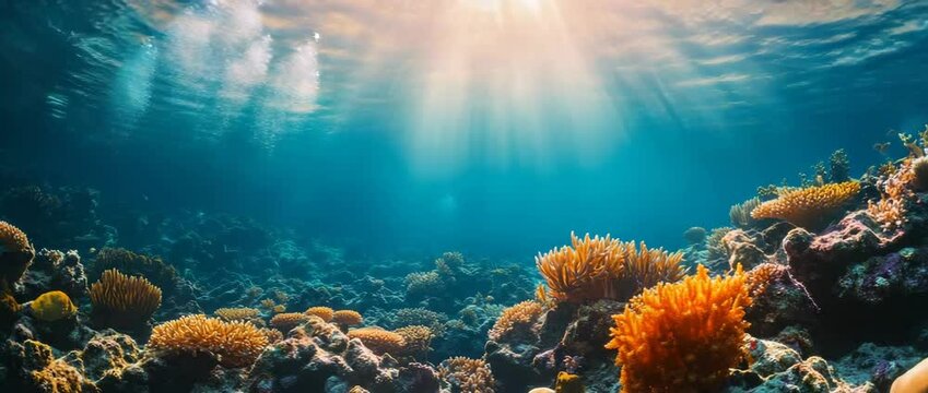 Underwater Paradise, A Vibrant Coral Reef Ecosystem Exploration