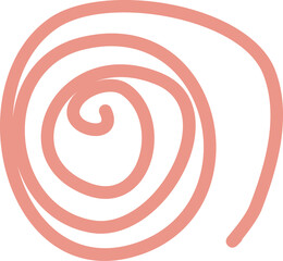 Circle doodle decoration