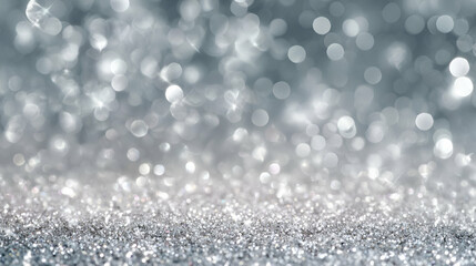 Silver Glitter Background Texture