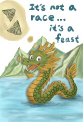 Not a Race, a Feast_Adobe Illustrator Artwork