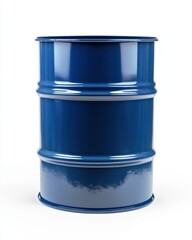 Blue metal drum