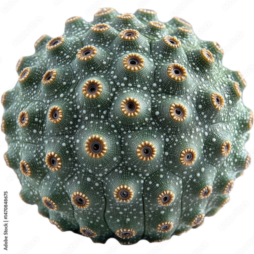 Poster intriguing echinoderm exoskeleton with unique textured surface and distinctive patterns