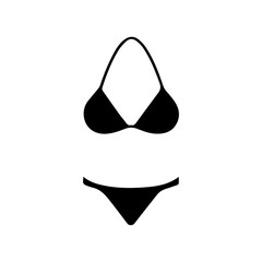 Fototapeta premium bikini glyph icon