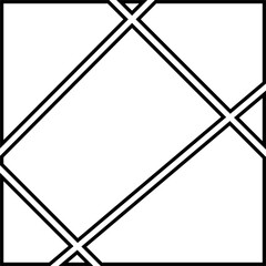 Square shapes set. Design elements