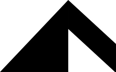 Triangle shapes set. Graphic elements