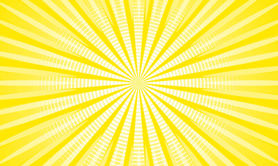 starburst yellow abstract background element of design. sunburst - sunray vector illustration

