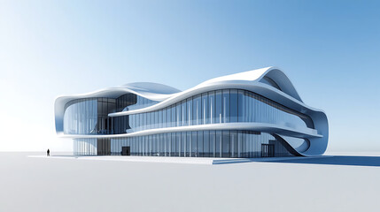  Futuristic Organic Architectural Concept Render