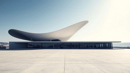 Landmark Modern Architecture Blending Elegance and Openness