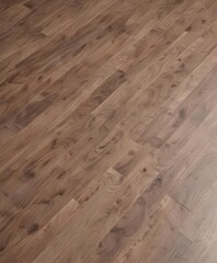 Naklejka premium Subtle gray wash on exquisite walnut parquet Ideal for interiors , grey wood, image