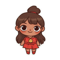 Little girl cartoon 