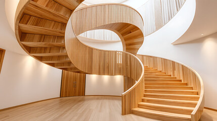 The Beauty of Modern Minimalist Spiral Staircases