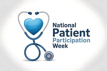 Celebrate National Patient Participation Week: A blue heart stethoscope symbolizes patient care empowerment.