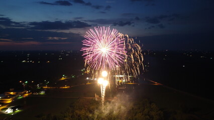 Fireworks at night 