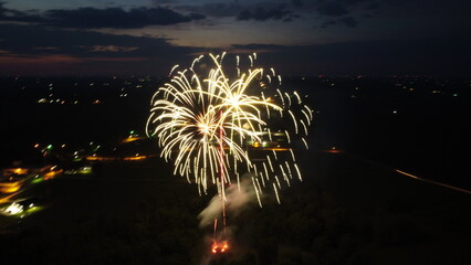 Fireworks at night 