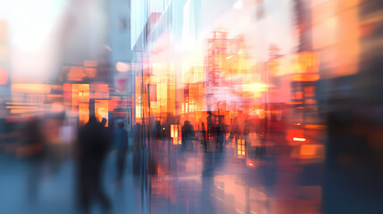 Fototapeta premium blurred abstract glass