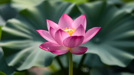 Fototapeta premium Tranquil Lotus Elegance
