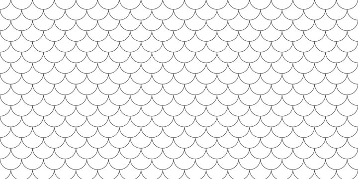 fish scales seamless horizontal background .Vector illustration. EPS 10.