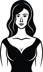 vector illustration of a woman