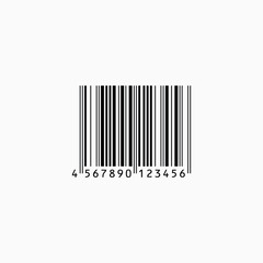Barcode icon. Realistic barcode. Vector illustration