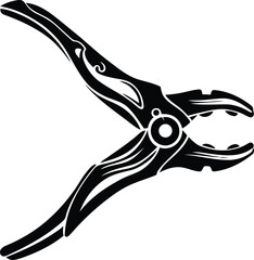 Modern hole punch silhouette vector art, hole punch design, hole punch line art vector, hole punch vector graphics, hole punch vector icon design