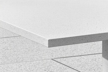 Fototapeta premium White speckled countertop edge