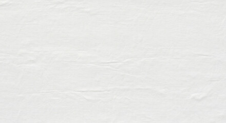 Obraz premium High-Resolution White Cotton Fabric Texture: Seamless Wrinkled L